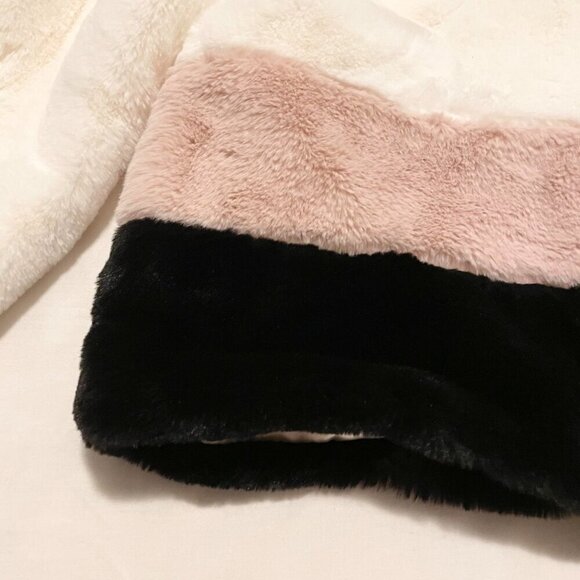 Forever 21 Faux Fur Jacket Womens Size Large - Picture 14 of 15